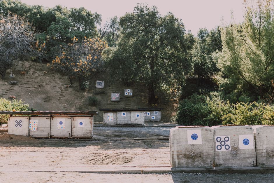 Shooting sports community members gathering for club activities and participation